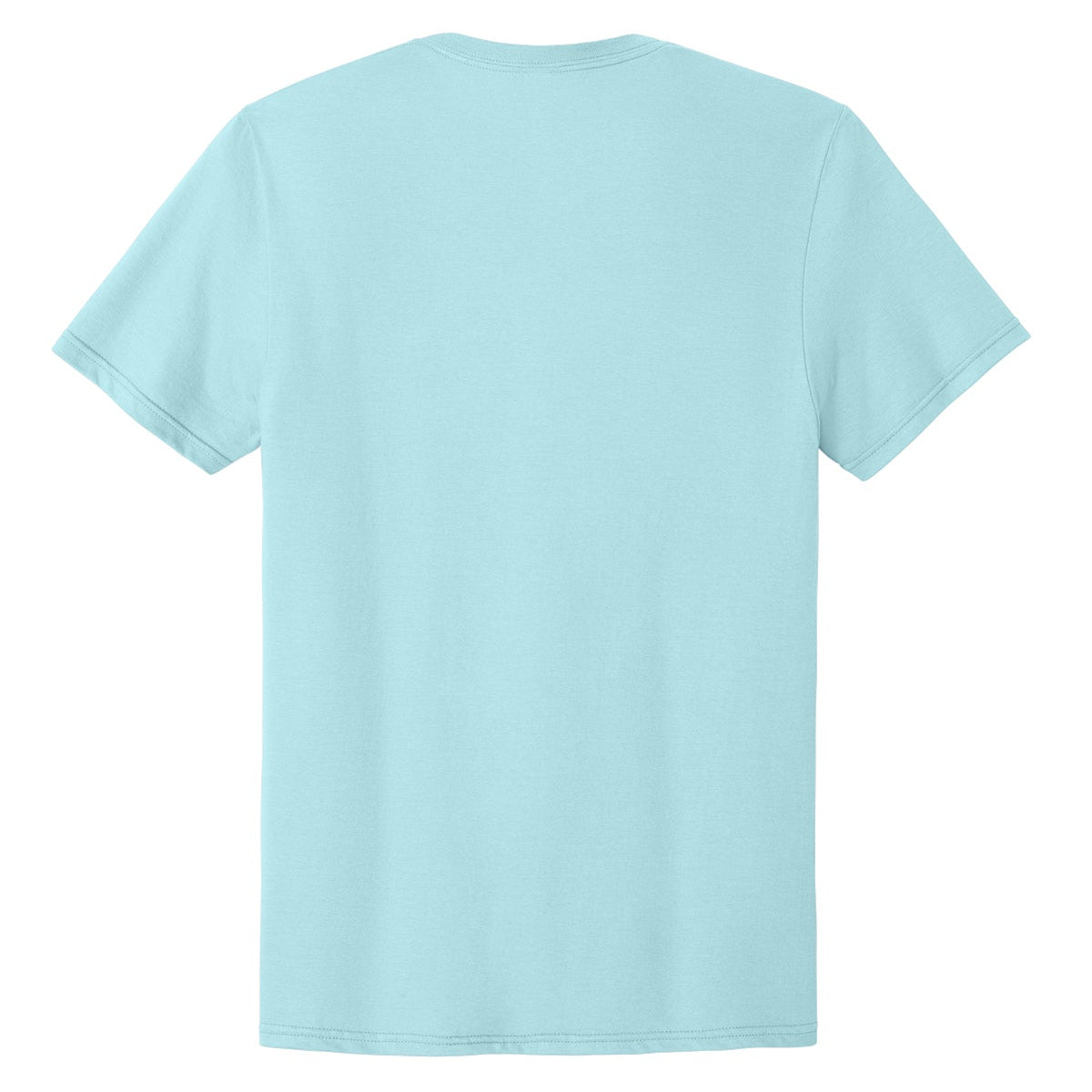 Light blue t-shirt on a white background