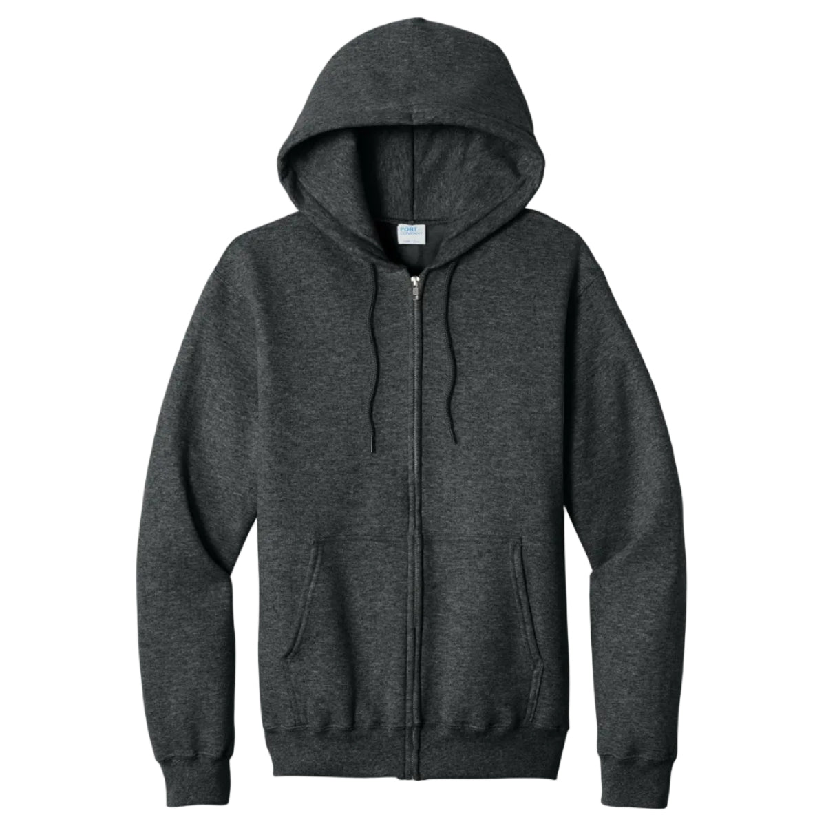 Port & Co Core Fleece Full-Zip Hooded Sweatshirt