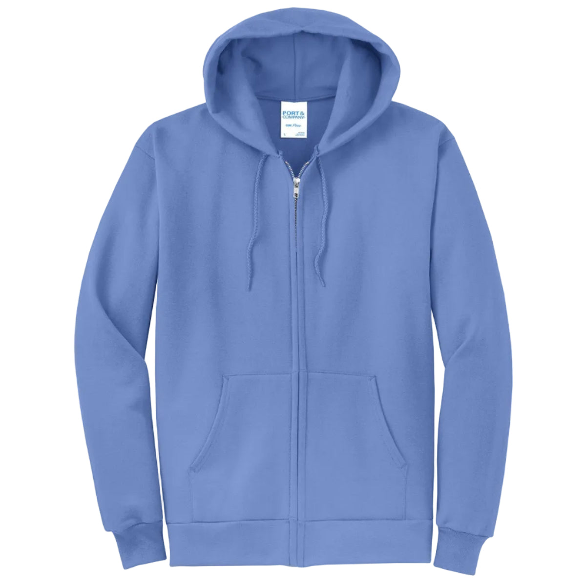 Port & Co Core Fleece Full-Zip Hooded Sweatshirt