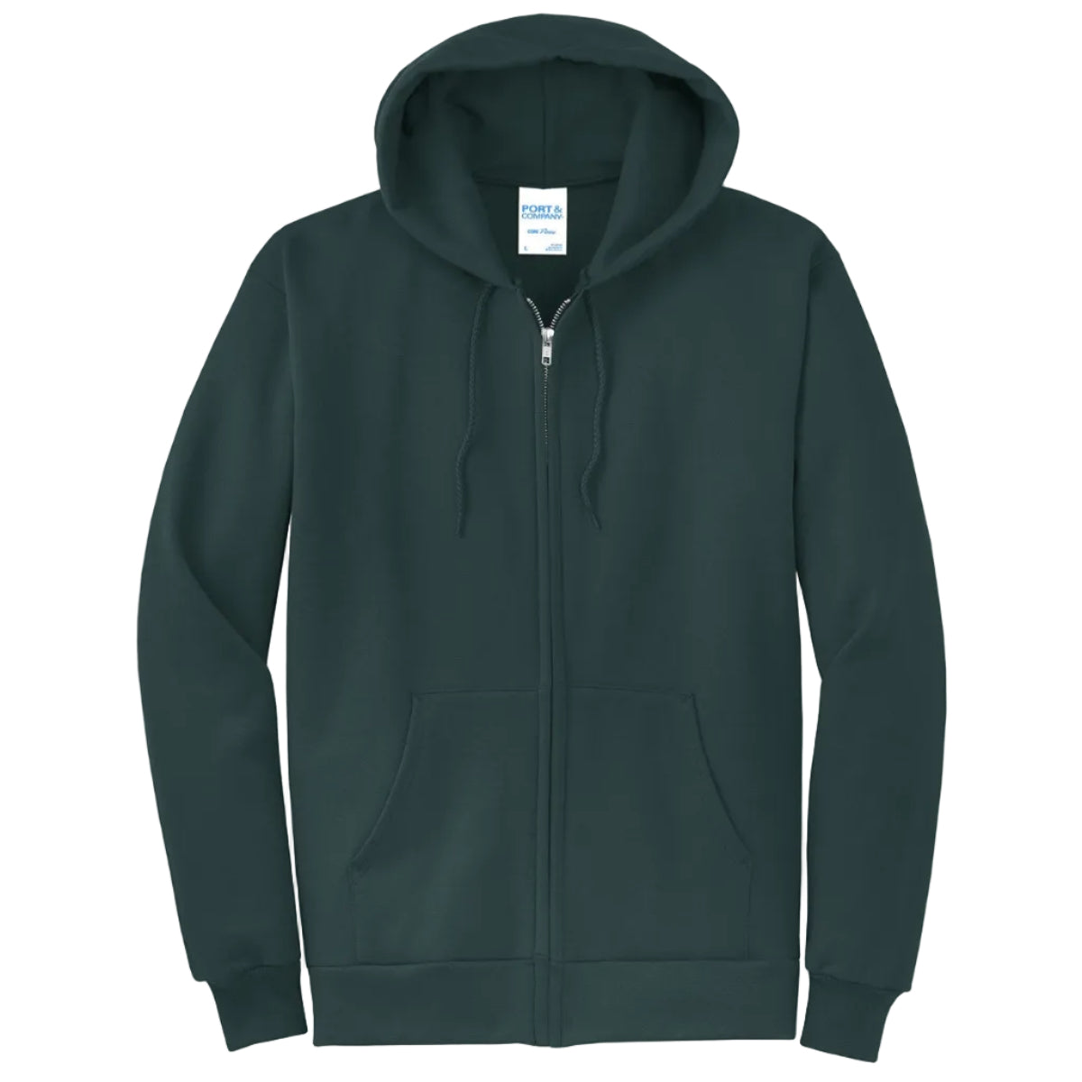 Port & Co Core Fleece Full-Zip Hooded Sweatshirt