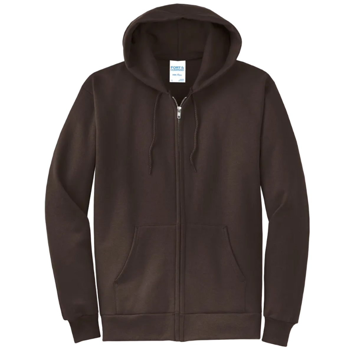 Port & Co Core Fleece Full-Zip Hooded Sweatshirt