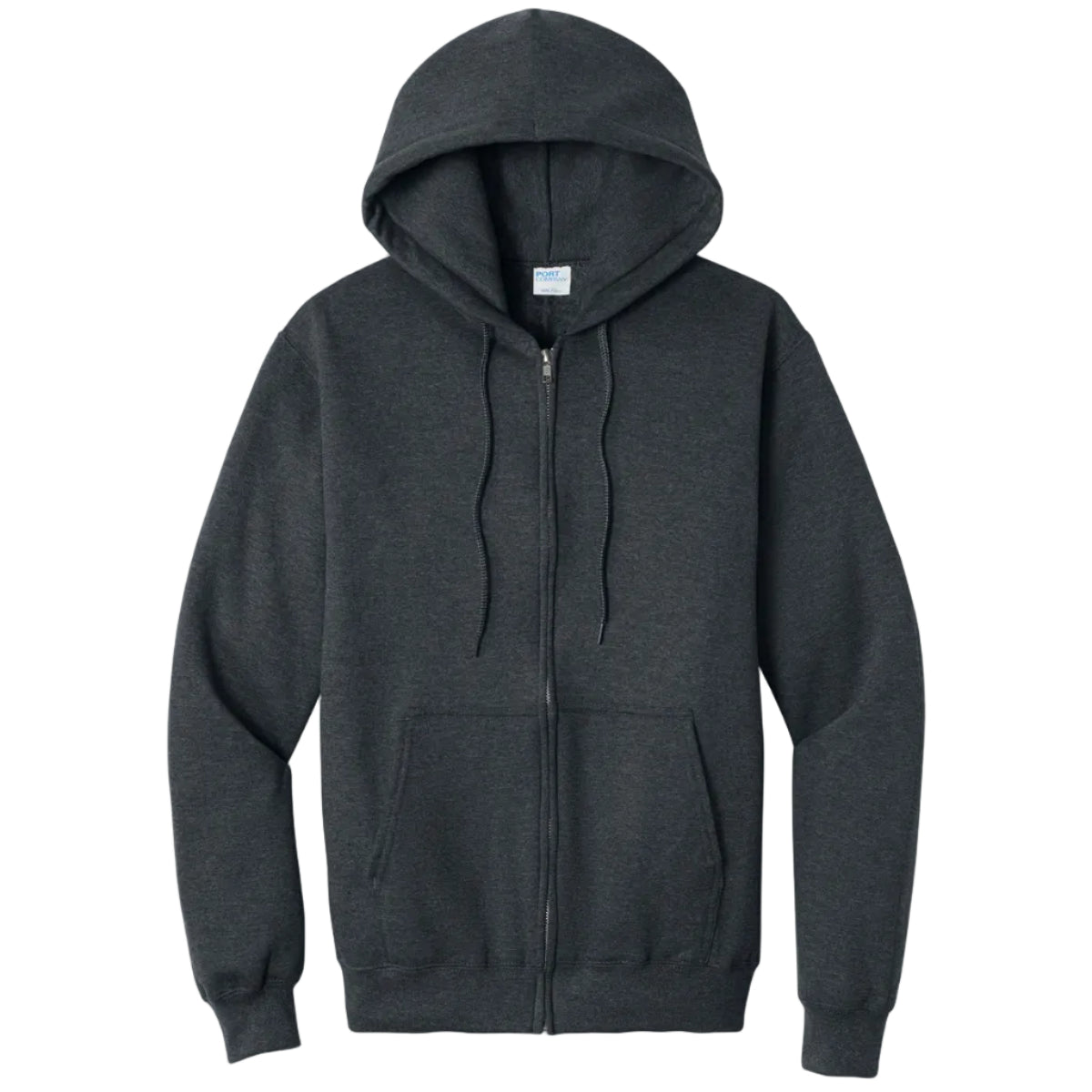 Port & Co Core Fleece Full-Zip Hooded Sweatshirt