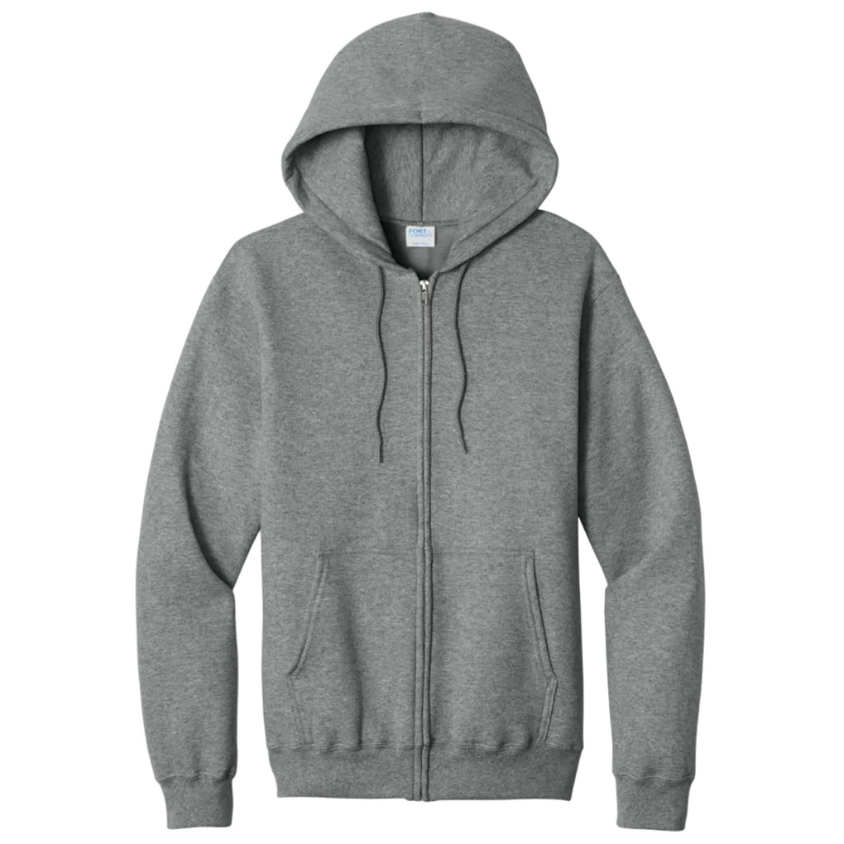 Port & Co Core Fleece Full-Zip Hooded Sweatshirt