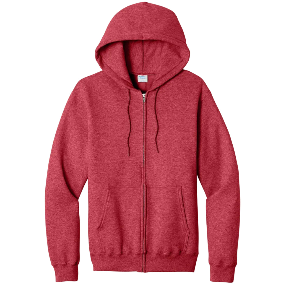 Port & Co Core Fleece Full-Zip Hooded Sweatshirt