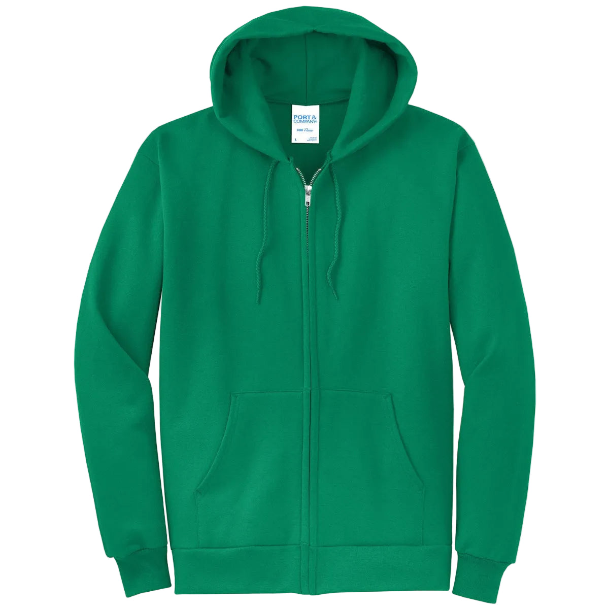 Port & Co Core Fleece Full-Zip Hooded Sweatshirt