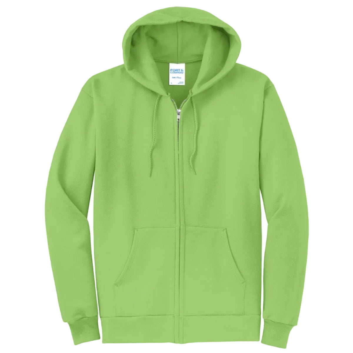 Port & Co Core Fleece Full-Zip Hooded Sweatshirt