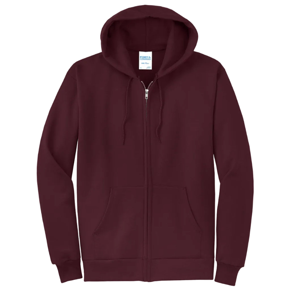 Port & Co Core Fleece Full-Zip Hooded Sweatshirt