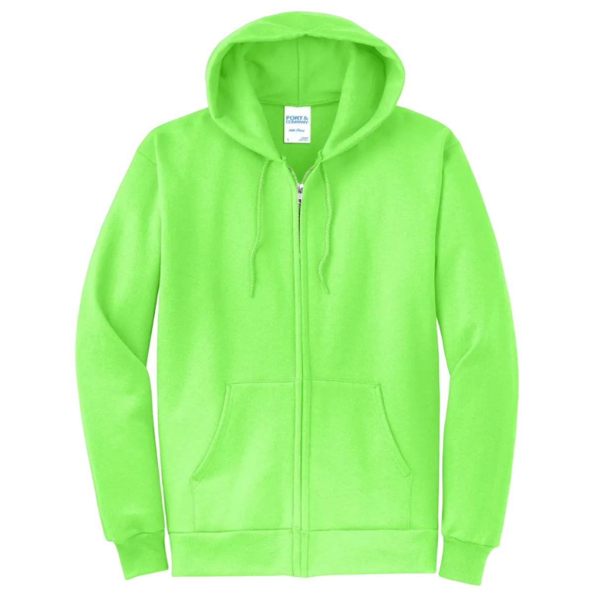 Port & Co Core Fleece Full-Zip Hooded Sweatshirt