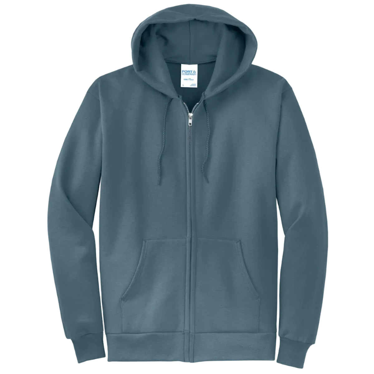 Port & Co Core Fleece Full-Zip Hooded Sweatshirt